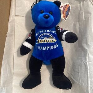 Marshall Faulk Rams 2000 Super Bowl champions collectible plush